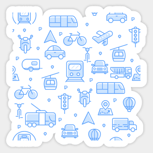 cute transport Sticker